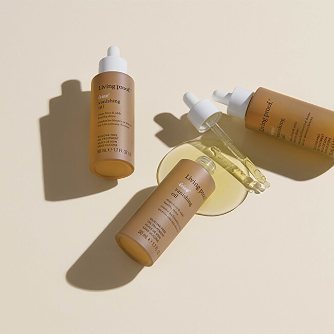 Living Proof No Frizz Anti-Frizz Hair Oil (Vanishing Oil) 50 ml 50ml atstatomoji plaukų priežiūros priemonė