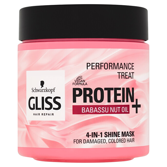Gliss Kur Brightening mask for colored, damaged hair 4in1 (4-in-1 Shine Mask) 400 ml 400ml Moterims