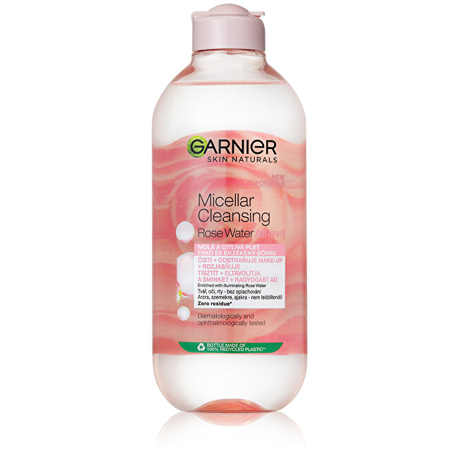 Garnier Micellar water with rose water Skin Natura l s (Micellar Clean sing Rose Water) 700ml makiažo valiklis