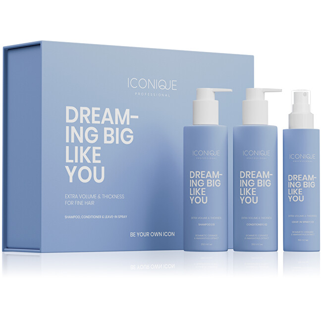 ICONIQUE Professional Dreaming Big Like You Fine Hair Gift Set Moterims