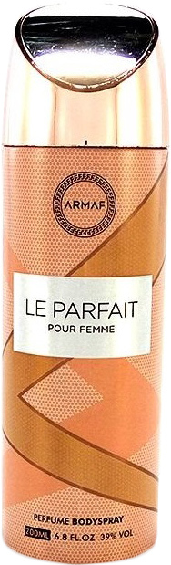 Armaf Le Parfait Pour Femme - deodorant ve spreji 200ml NIŠINIAI Moterims
