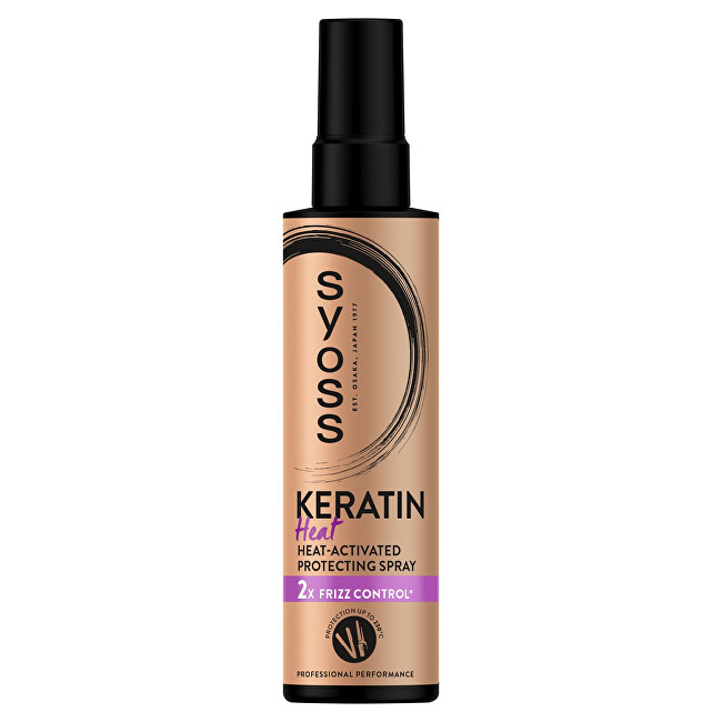 Syoss Hair control spray Keratin Heat Spray 200 ml 200ml plaukų apsauga nuo kar&scaron;čio