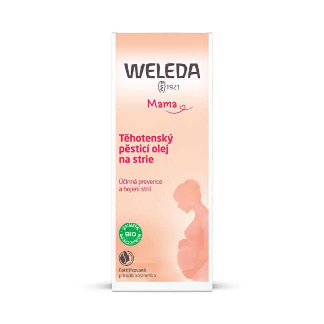 Weleda Pregnancy Skin care oil 100 ml 100ml priemonė celiulitui ir strijoms
