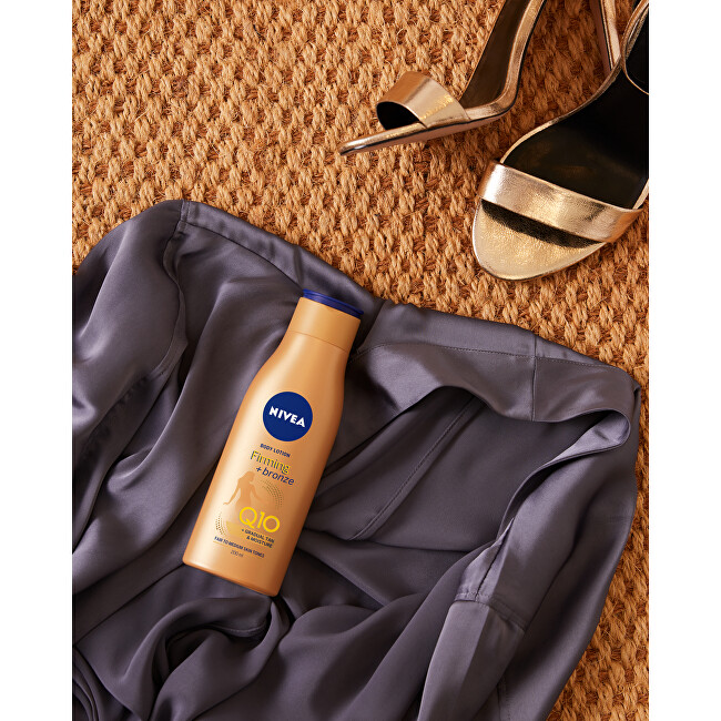 Nivea Firming toning body lotion Q10 Firming + Bronze (Body Lotion) 400 ml 400ml kojų priežiūros priemonė