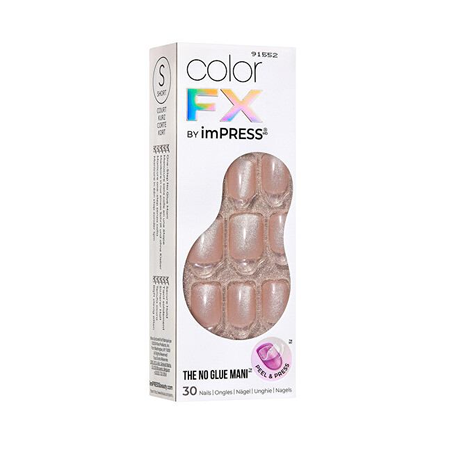 Kiss Glue-on nails ImPRESS Color FX - Starstruck 30 pcs priemonė nagams
