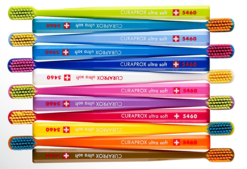 Curaprox Very soft toothbrush 5460 Ultra Soft 1 piece Dantų emalį stiprinanti priemonė