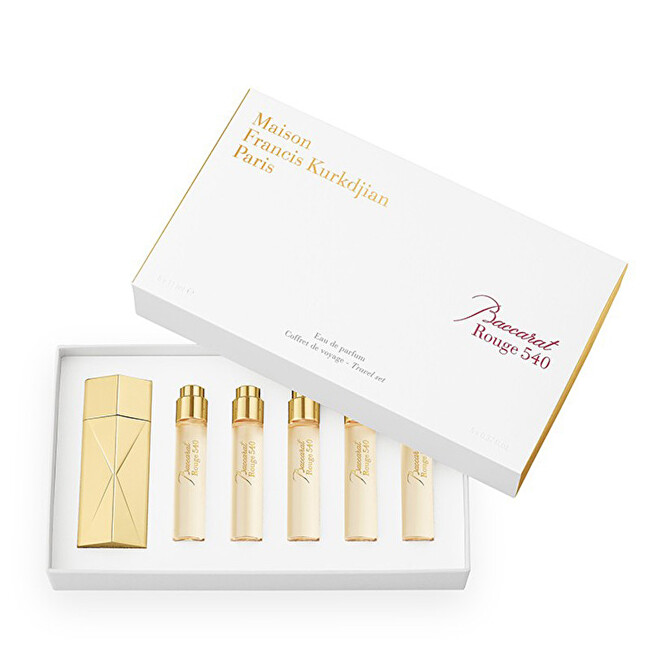 Maison Francis Kurkdjian Baccarat Rouge 540 - travel set EDP 5 x 11 ml 11ml NI&Scaron;INIAI Baccarat Rouge 540 - travel set EDP 5 x 11 ml kvepalų mėginukas Unisex Rinkinys