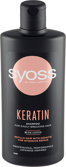 Syoss Keratin Shampoo Plaukų &scaron;ampūnas Moterims