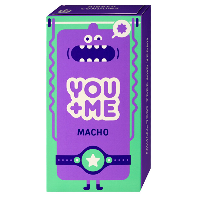 YOU+ME Macho Condoms 3 ks Vyrams