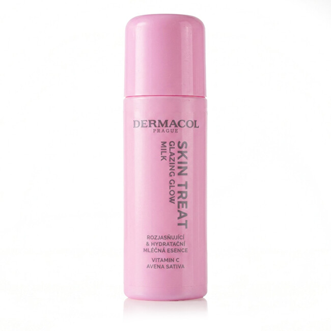 Dermacol Moisturizing and brightening essence Skin Treat Glow Milk Drėkinamasis veido kremas Moterims