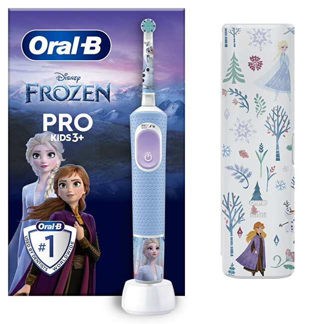 Oral B Vitality Pro Kids Frozen Electric Toothbrush with Travel Case