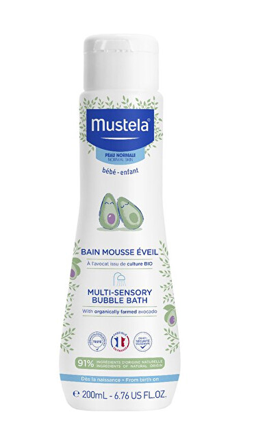 Mustela Children´s foam bath (Multi-sensory Bubble Bath) 200 ml 200ml Vaikams
