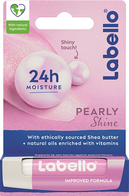 Labello Pearly Shine Caring Lip Balm 4.8 g Moterims