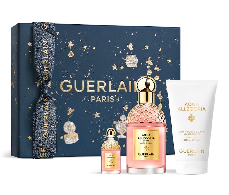 Guerlain Aqua Allegoria Forte Rosa Rossa - EDP 75 ml + tělov&eacute; ml&eacute;ko 75 ml + EDP 7,5 ml 75ml Kvepalai Moterims