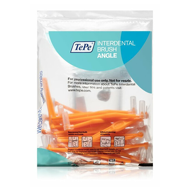 TePe Interdental brushes Angle 0.45 mm orange 25 pcs Unisex