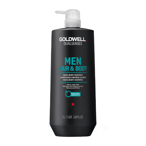 Goldwell Men&acute;s Dualsenses Men ( Hair & Body Shampoo) Shampoo & Shower Gel 1000ml &scaron;ampūnas
