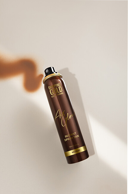 Dripping Gold Self-tanning spray Medium Instant Spray Tan 75 ml 75ml savaiminio įdegio kremas