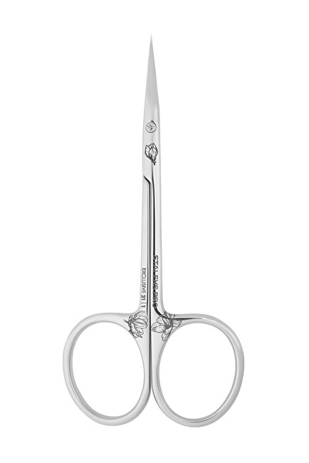 STALEKS Cuticle scissors with a curved tip Exclusive 21 Type 1 Magnolia (Professional Cuticle Scissors with Unisex