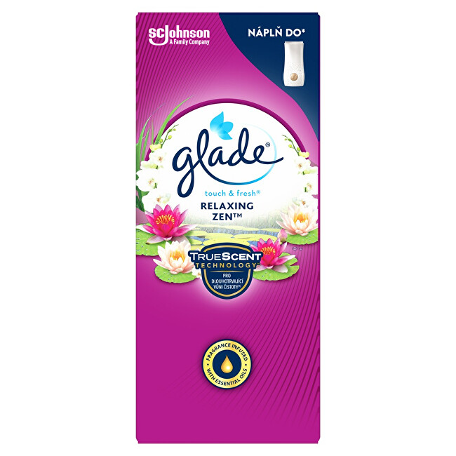 Glade Touch & Fresh Relaxing Zen air freshener refill 10 ml 10ml namų kvapas