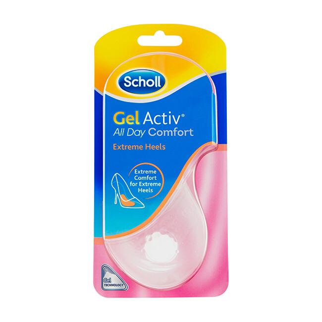 Scholl Extremely High Heel Insoles GelActiv 1 Pair kojų priežiūros priemonė