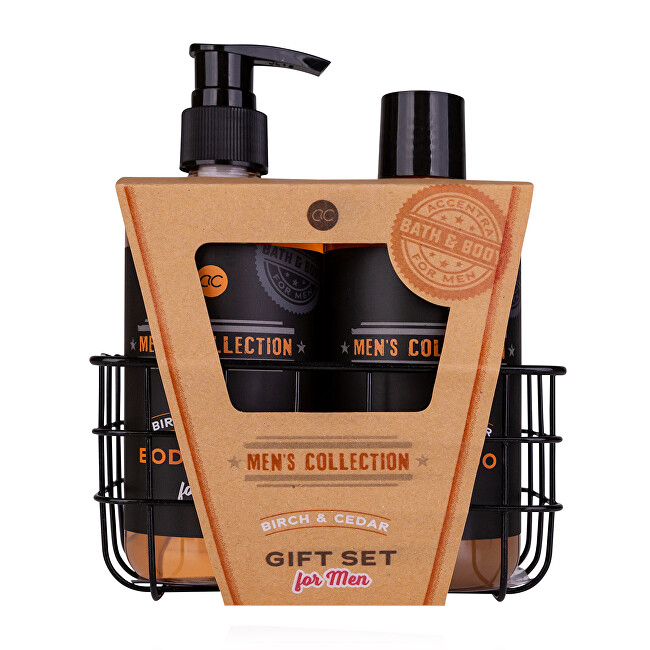 Accentra Gift set in a wire basket Men`s Collection Vyrams