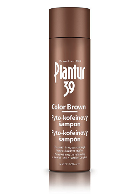 Plantur Phyto-caffeine shampoo Color Brown for brown hair 250ml Unisex