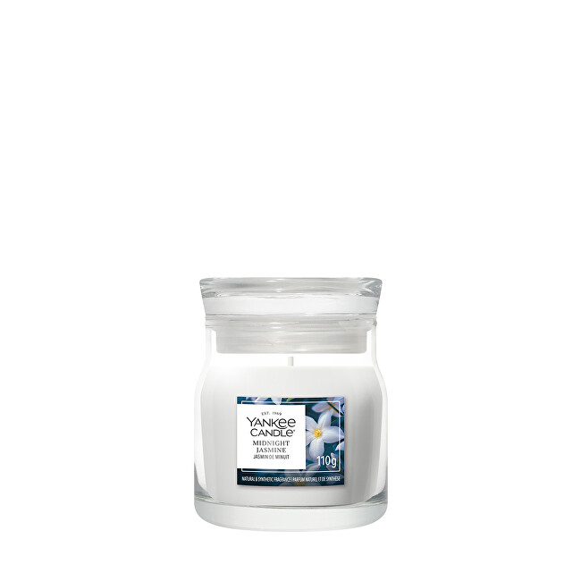 Yankee Candle Signature scented candle glass small Midnight Jasmine 110 g kvepianti žvakė