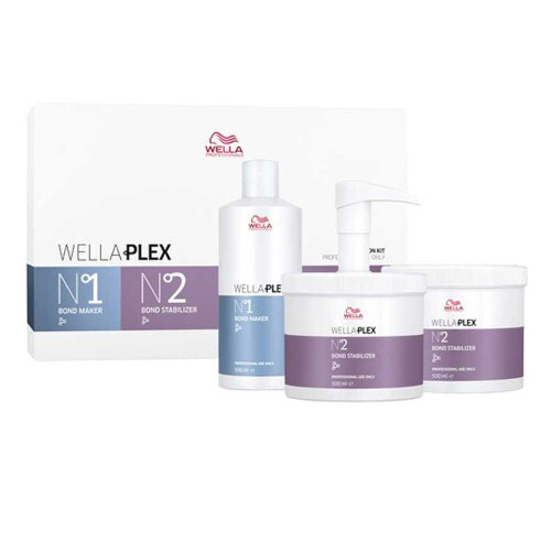 Wella Professionals Cosmetic set for damaged Wella plex hair Moterims