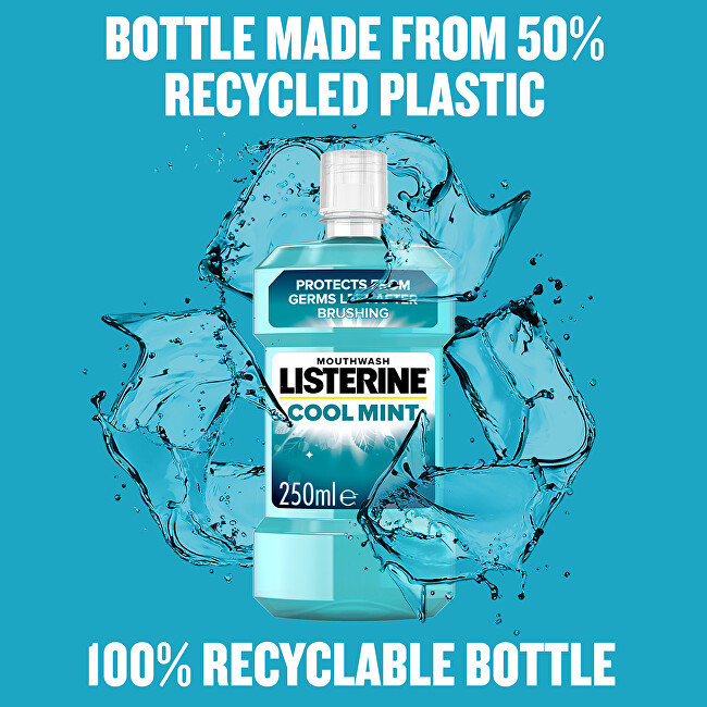 Listerine Mouthwash on plaque Coolmint 1000ml dantų skalavimo skystis