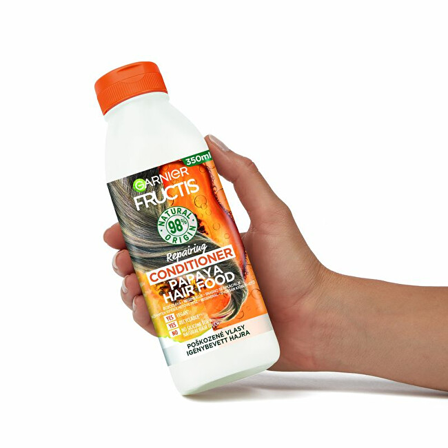 Garnier Fructis Hair Food Regenerating Conditioner for Damaged Hair ( Papaya Repair ing Conditioner) 350 ml 350ml plaukų balzamas