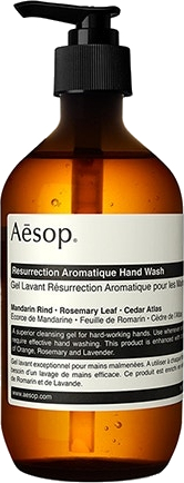 Aēsop Gentle hand cleansing gel (Resurrection Aromatique Hand Wash) 500ml Moterims