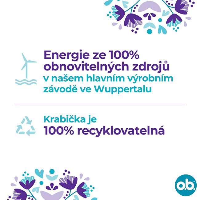 o.b. Extra Protect Super Plus tampons 16 pcs Intymios higienos priemonė