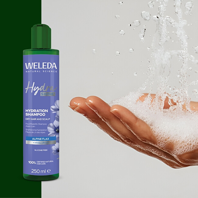 Weleda Hydrashine Hydrating Shampoo for normal and dry hair 250 ml 250ml &scaron;ampūnas