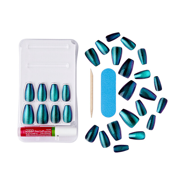 Kiss Gel nails Gel Fantasy Magnetic (Chameleon) 28 pcs priemonė nagams