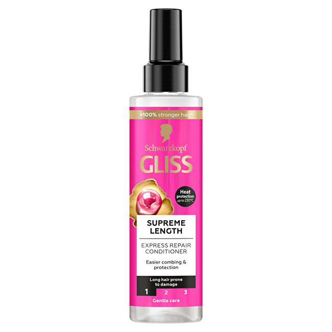 Gliss Kur Regenerating express balm Supreme Length Conditioner 200 ml 200ml atstatomoji plaukų priežiūros priemonė