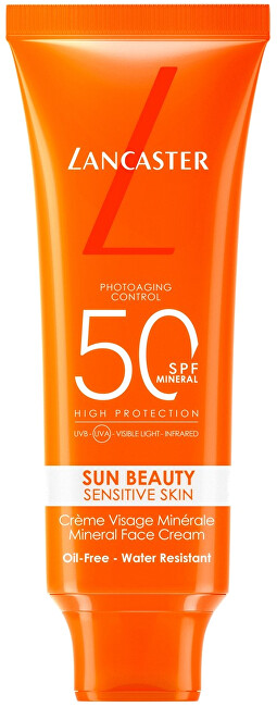 Lancaster Mineral sunscreen Sun Beauty Sensitive Skin SPF 50 (Mineral Face Cream) 50 ml 50ml Unisex