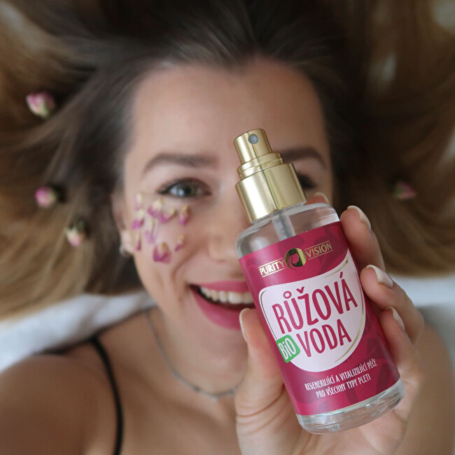 Purity Vision Organic rose water 50ml kremas kaklui/dekolte