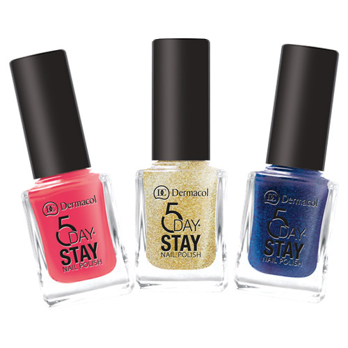 Dermacol Long Lasting (Nail Polish) 5 Days Stay (Nail Polish) 11 ml 55 Black Onyx 11ml nagų lakas