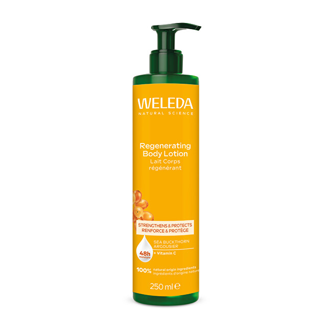 Weleda Sea buckthorn regenerating body lotion (Regenerating Body Lotion) 250 ml 250ml Moterims