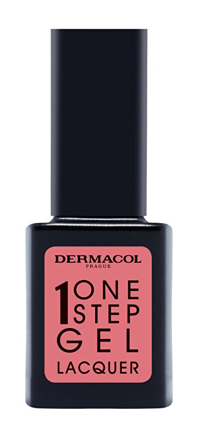 Dermacol Gel nail polish One Step Gel Lacquer (Nail Polish) 11 ml 04 Valentine 11ml Moterims