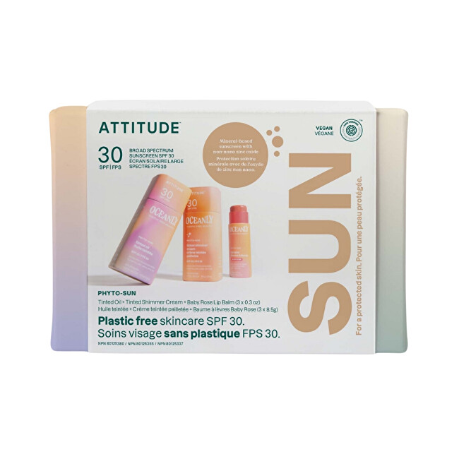 Attitude SPF 30 Sun Skin and Lip Care Gift Set Moterims