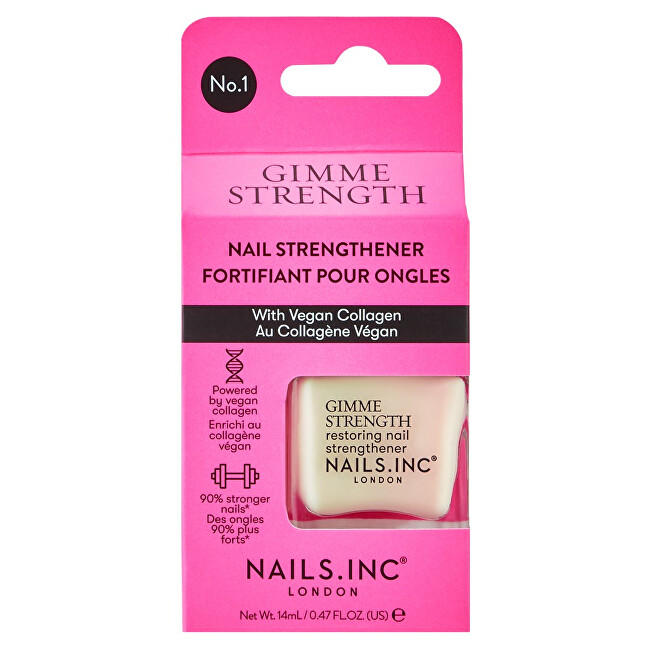 Nails.Inc Restoring Nail Strengthener Gimme Strength 14 ml 14ml nagų lakas