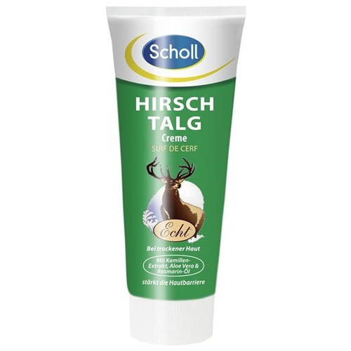Scholl Herbal cream for dry skin of feet and hands Hirsch Talg (Cream) 100 ml 100ml Moterims