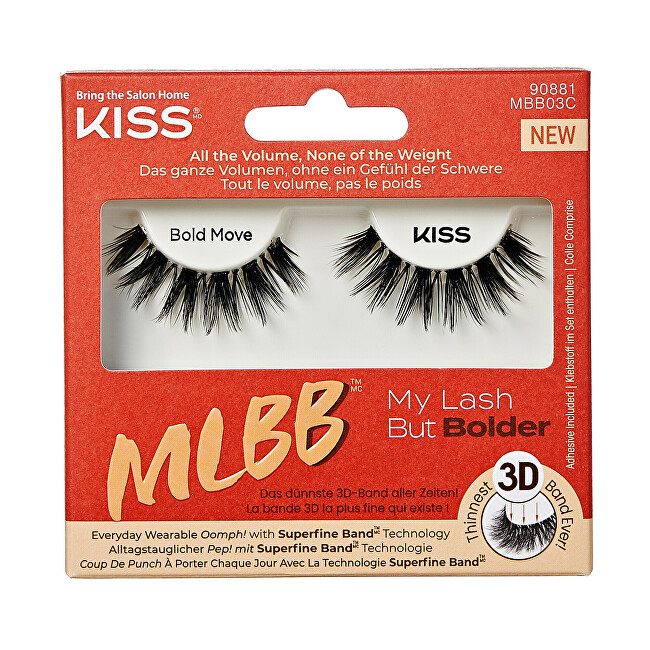 Kiss Artificial eyelashes MLB bolder - Bold Move Moterims