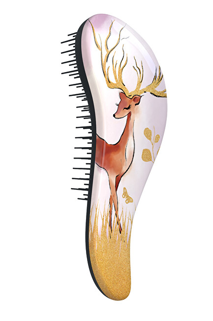 Dtangler Hair brush with Baby Deer handle Moterims