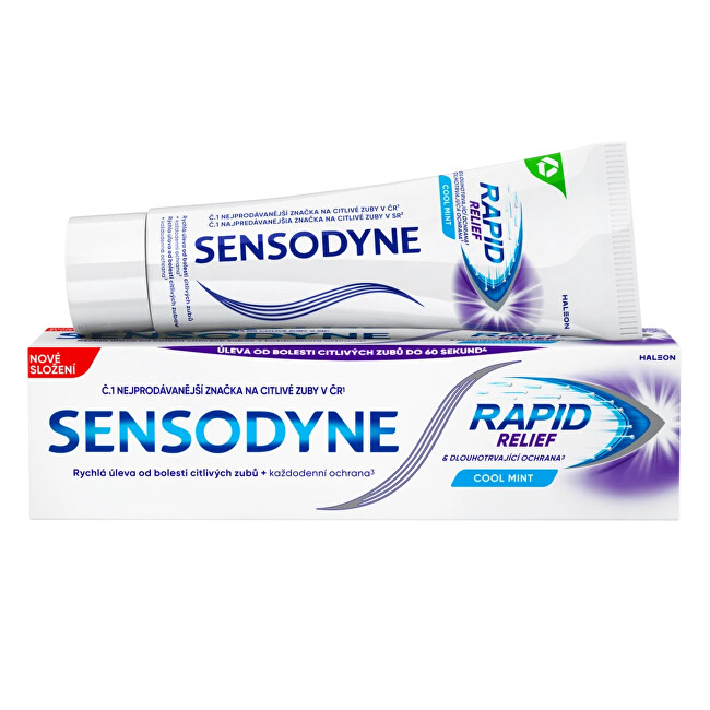 Sensodyne Toothpaste for sensitive teeth Rapid Cool Mint Toothpaste 75 ml 75ml Unisex