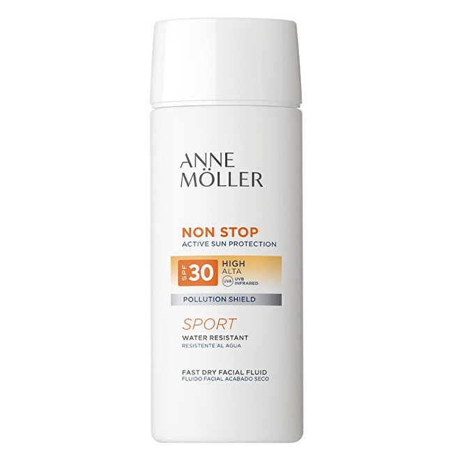 Anne Möller Facial fluid for tanning SPF 30 Non Stop (Fast Dry Facial Fluid) 75 ml 75ml