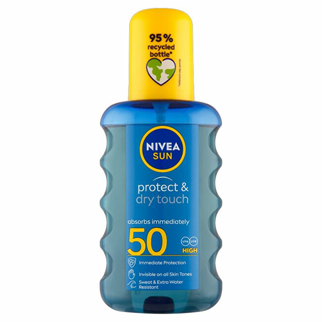 Nivea Invisible sun spray SPF 50 Sun Protect & Dry 200 ml 200ml Unisex