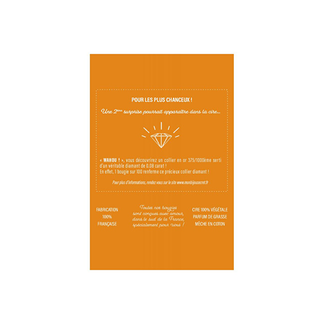 Troli Scented candle 40h with jewel Orange blossom CROFO100 kvepianti žvakė