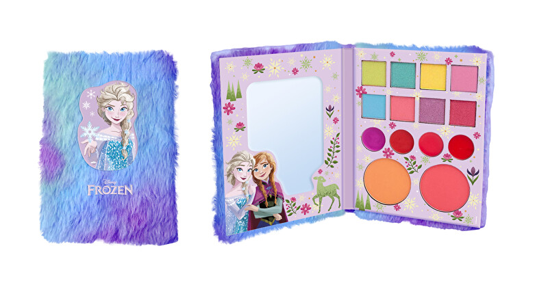 EP Line Fluffy Frozen makeup palette &Scaron;e&scaron;ėliai